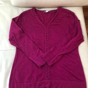 Coldwater Creek Sweater Fuchsia L